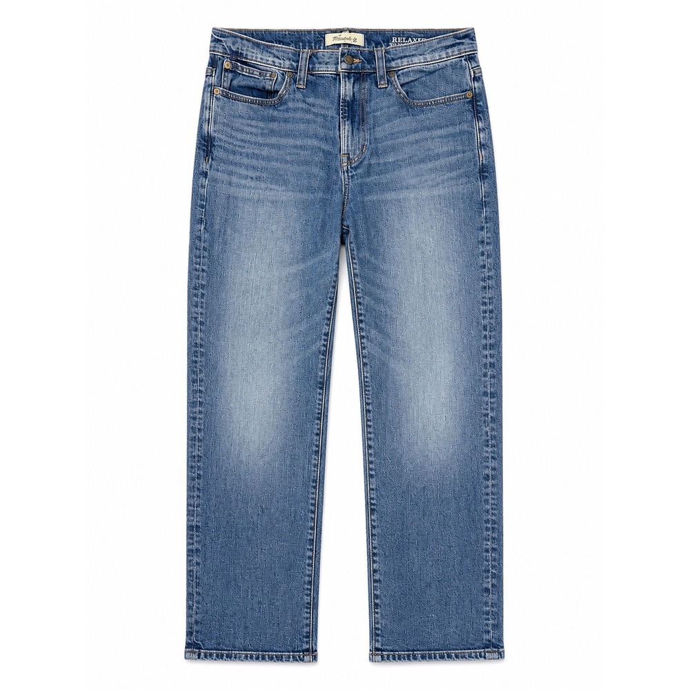 Madewell Men's Relaxed Taper Jeans‎ Blue Medium Wash 33x30